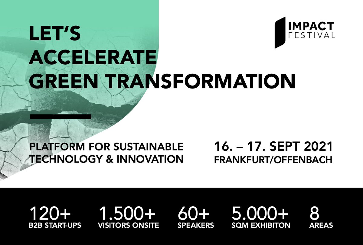 We are getting closer to @createimpact21 - one week to go! As a media partner we would like to invite our community to join. Check the different options here: impact-festival.earth