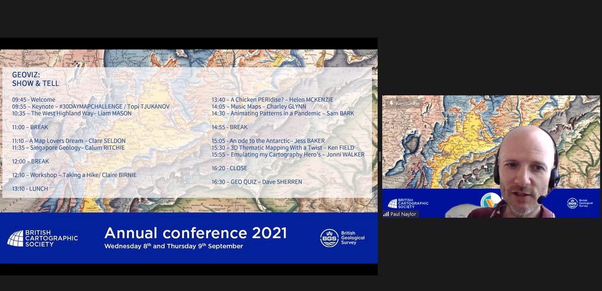 bcsmaps's tweet image. We&apos;ve kicked off already! #carto21 #GEOVIZ thanks for starting it off Paul Naylor VP at BCS @cartocraftsman