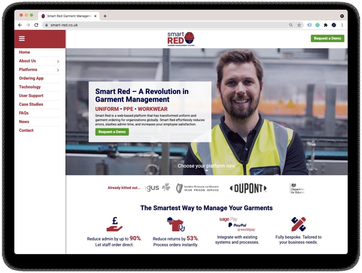 smartredgms's tweet photo. We are live!
https://t.co/6f74UDK4Zu
After just over two months work, creating a new #logo, #branding and #Identity for #SmartRed, we are delighted to share the stand alone #newwebsite for our platform!
#uniformmanagement #garmentmanagement #garmentordering #uniformordering https://t.co/CWyxeFxGCk