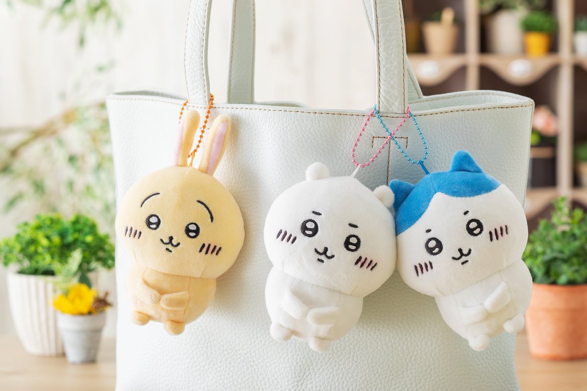 ✨新商品✨／ 🌱持ちます！マスコット (#ちいかわ / ハチワレ / うさぎ