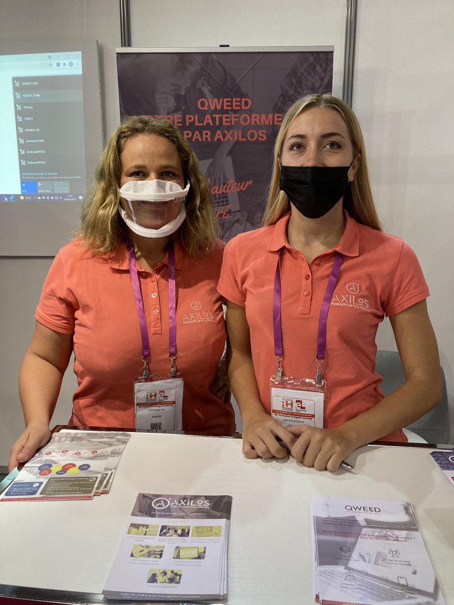 AxilosDigital's tweet photo. La 2ème journée du salon eLearning expo à Paris a commencé ! Nous sommes ravis de vous accueillir au stand G15 pour échanger avec vous 😄 #elearning #ForumPro #formation https://t.co/MSfePwSEe1