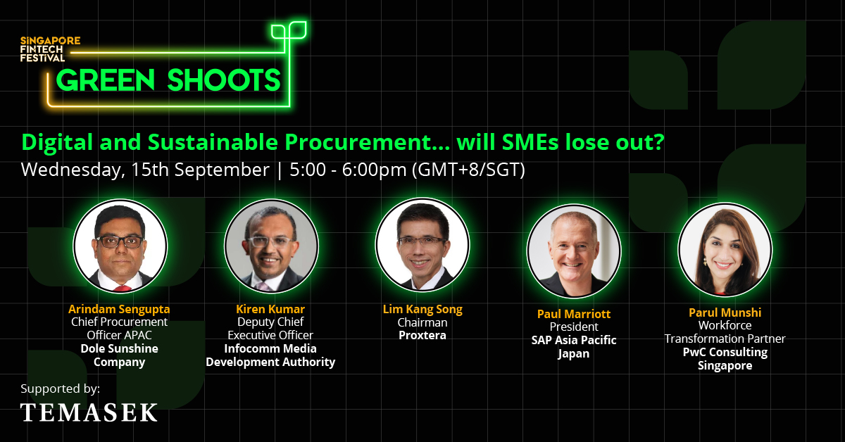 proxtera's tweet photo. Catch Proxtera’s Chairman, Lim Kang Song, on 15th September as he speaks about the slew of opportunities for SMEs that #digital and #sustainable #procurement brings.

Register now! https://t.co/yhpcYTBD6m  
15 September 2021 (Wednesday) | 5:00pm - 6:00pm (SGT) https://t.co/ZHWXaKes2Z