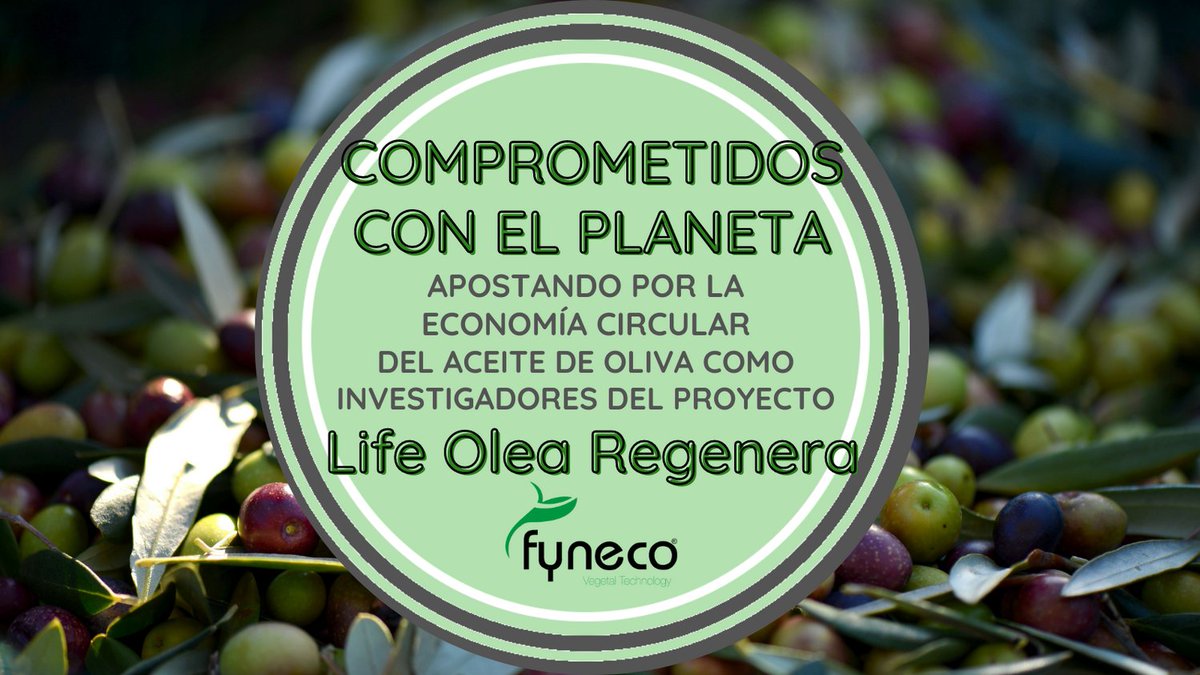 ¿Te suena el alperujo? Es un residuo creado durante la extracción del #aceitedeoliva cuyo tratamiento es altamente contaminante.
Participamos en el proyecto #lifeolearegenera para conseguir productos ecológicos a partir de este residuo. 
#ecologico #residuocero #economiacircular