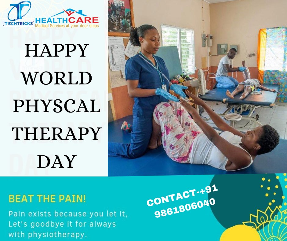 TechtricksL's tweet image. Do not let any of your physical damage and any other disability stop you from leading your life better. Get therapies from the Physiotherapists....contact tech tricks health care for trained physiotherapists.