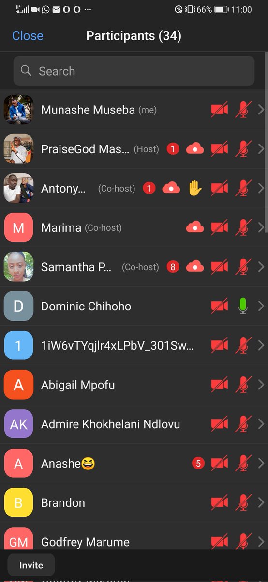 Day 2 of Saywhat REAPS zoom training with MSU.
"The stress, scarcity of resources and humanitarian crises brought by climate change increases GBV, early &amp; forced marriages" -<a href="/hon_praise/">PraiseGod👑</a> 
<a href="/SAYWHATOrg/">SAYWHAT</a> <a href="/UNFPA_Zimbabwe/">UNFPA Zimbabwe</a> <a href="/SwedeninZW/">Sweden in Zimbabwe 🇸🇪</a>
<a href="/jimmy_wilford/">Jimmy Wilford</a> <a href="/NkalaLangalethu/">Langalethu Nkala</a>
<a href="/CMafuka/">Tendai Chidochashe Mafuka</a>