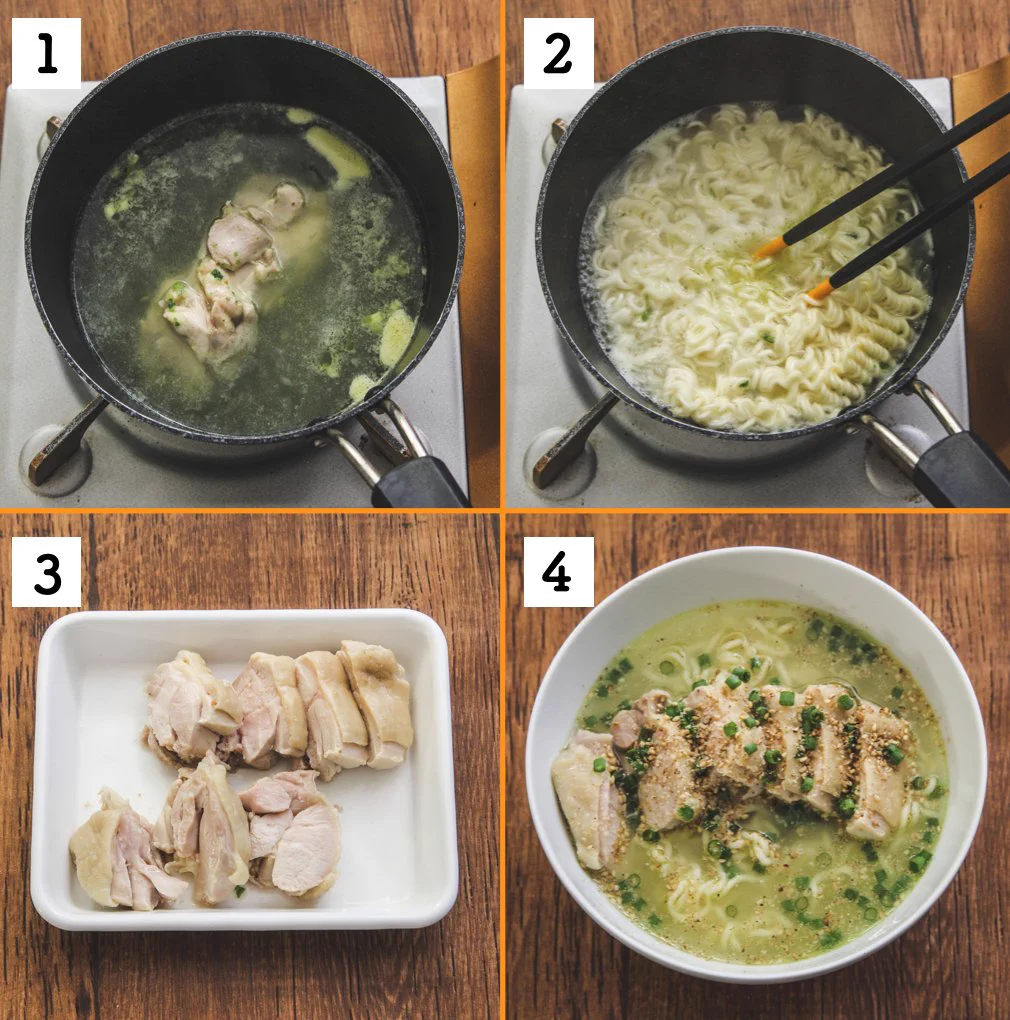 濃厚さが出て美味しくなる？！インスタントの塩ラーメンのアレンジレシピ！
