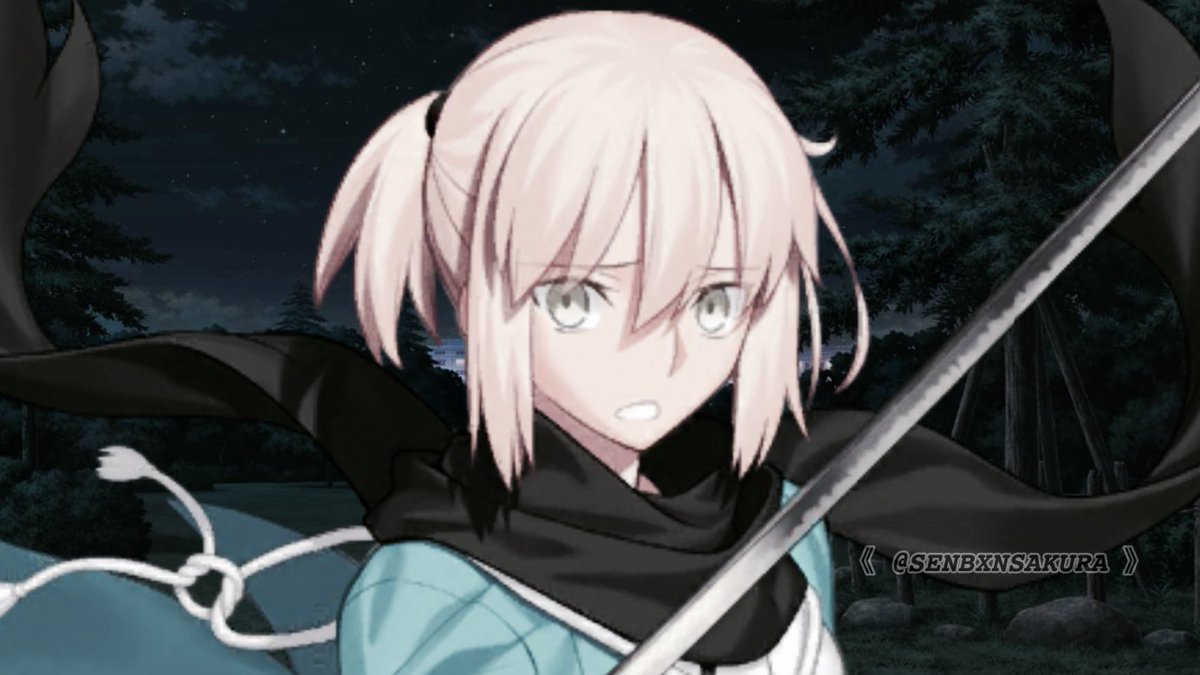 FAEOFPARADISE's tweet photo. Advancing to the location, boot hitting themselves on a dry grass surface. She couldn't see anything past crowded tree's.

〝 Wait Nobu, I forgot to bring sweets. 〞

By her luck, Okita grasping on to the warlord hand following the way. https://t.co/3mt65orNws