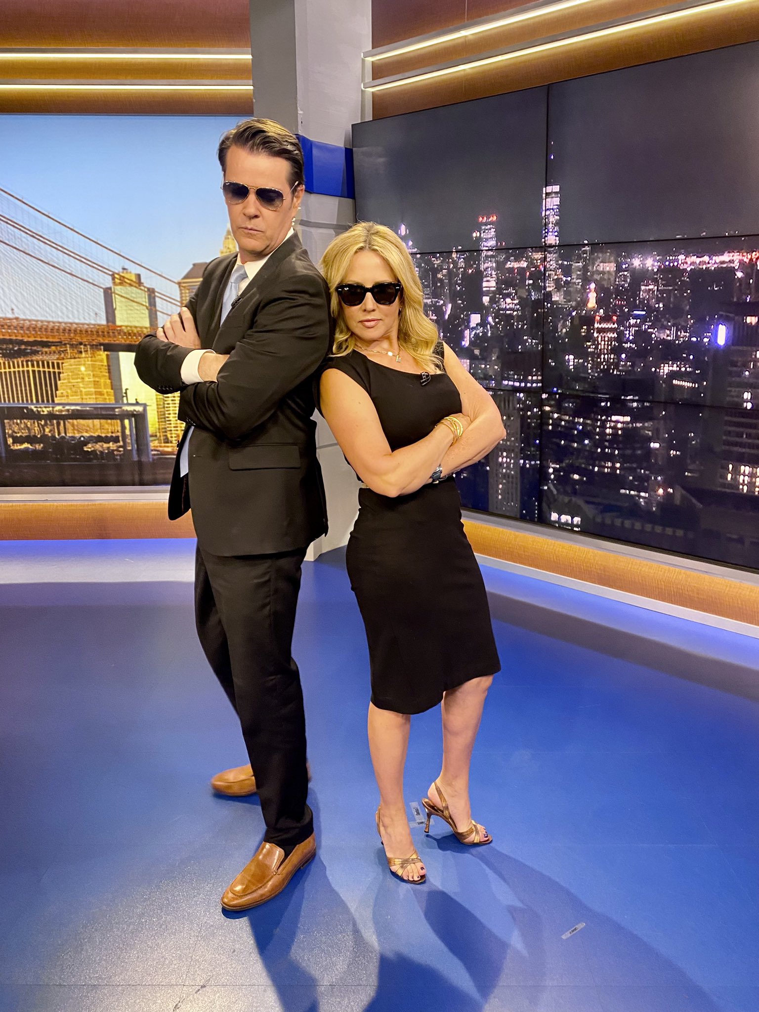 Kirstin Cole on X: "Having a little 🖤Back in Black 🖤 fun with my  co-anchor @JohnMullerTV Working to get over the hump this Wednesday—what's  your favorite way to keep pushing through the