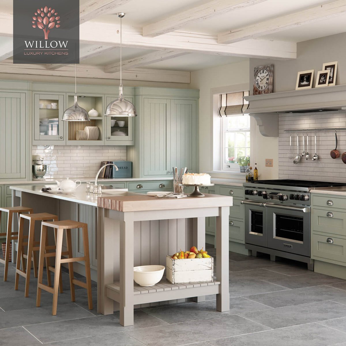 THE WILLOW MAYFAIR KITCHEN...

Reminiscent of an old country farmhouse kitchen, Mayfair is brought into the 21st century with a soft painted finish and modern accessories and appliances. 

Visit our website for more information and to book a consultation: willowluxurykitchens.co.uk/book-a-consult…