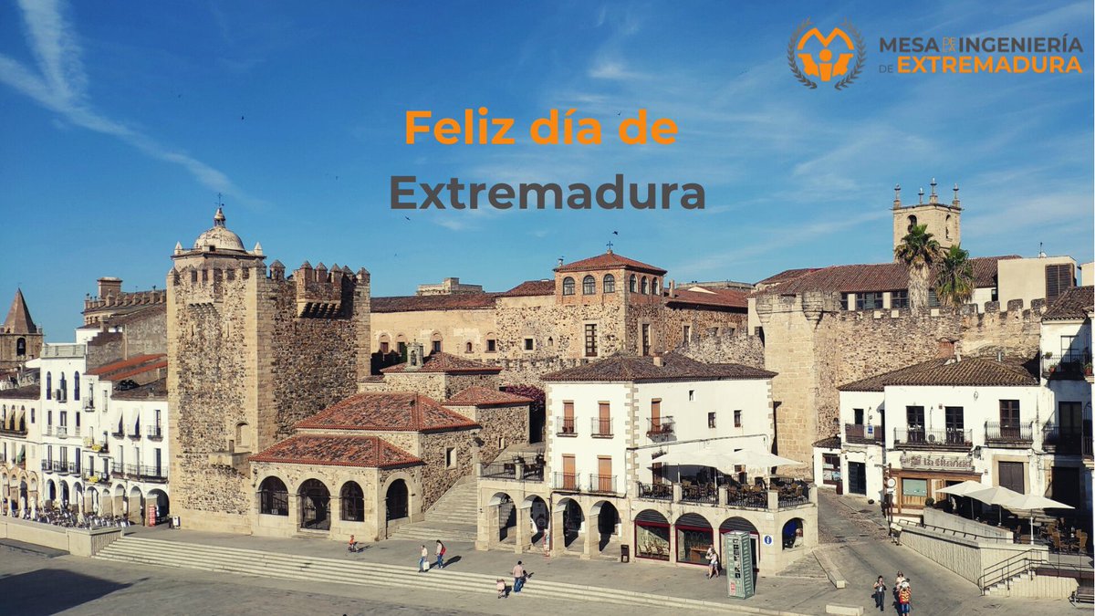 Desde <a href="/MesaIngExt/">Mesa de la Ingeniería de Extremadura</a> os deseamos que paséis un #FelizDiaDeExtremadura