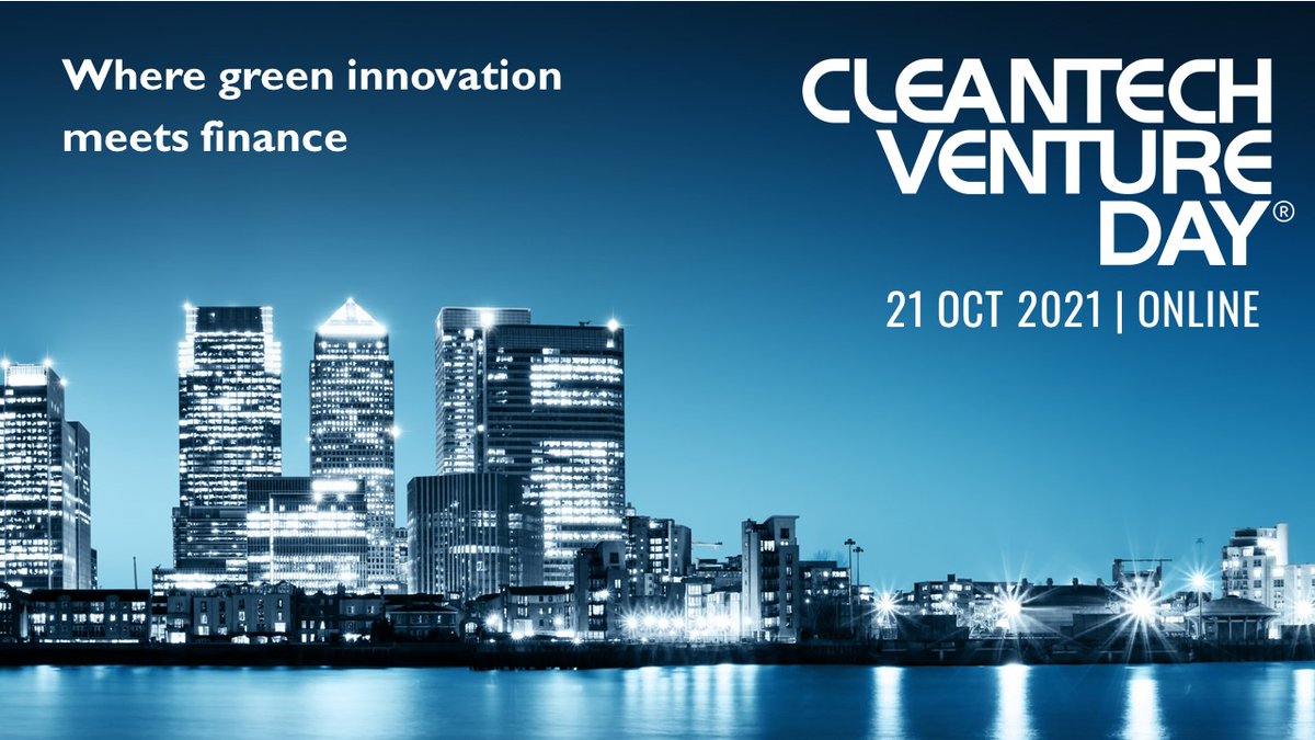 *Calling cleantech entrepreneurs* Have you applied for the <a href="/CamCleantech/">Cambridge Cleantech</a> Venture Day yet? 
Oct 21st, hybrid event, great opportunity to get in front of investors. We'd love to see more female founders represented!

Apply by 12th Sept: cambridgecleantech.org.uk/2020/07/28/cle…