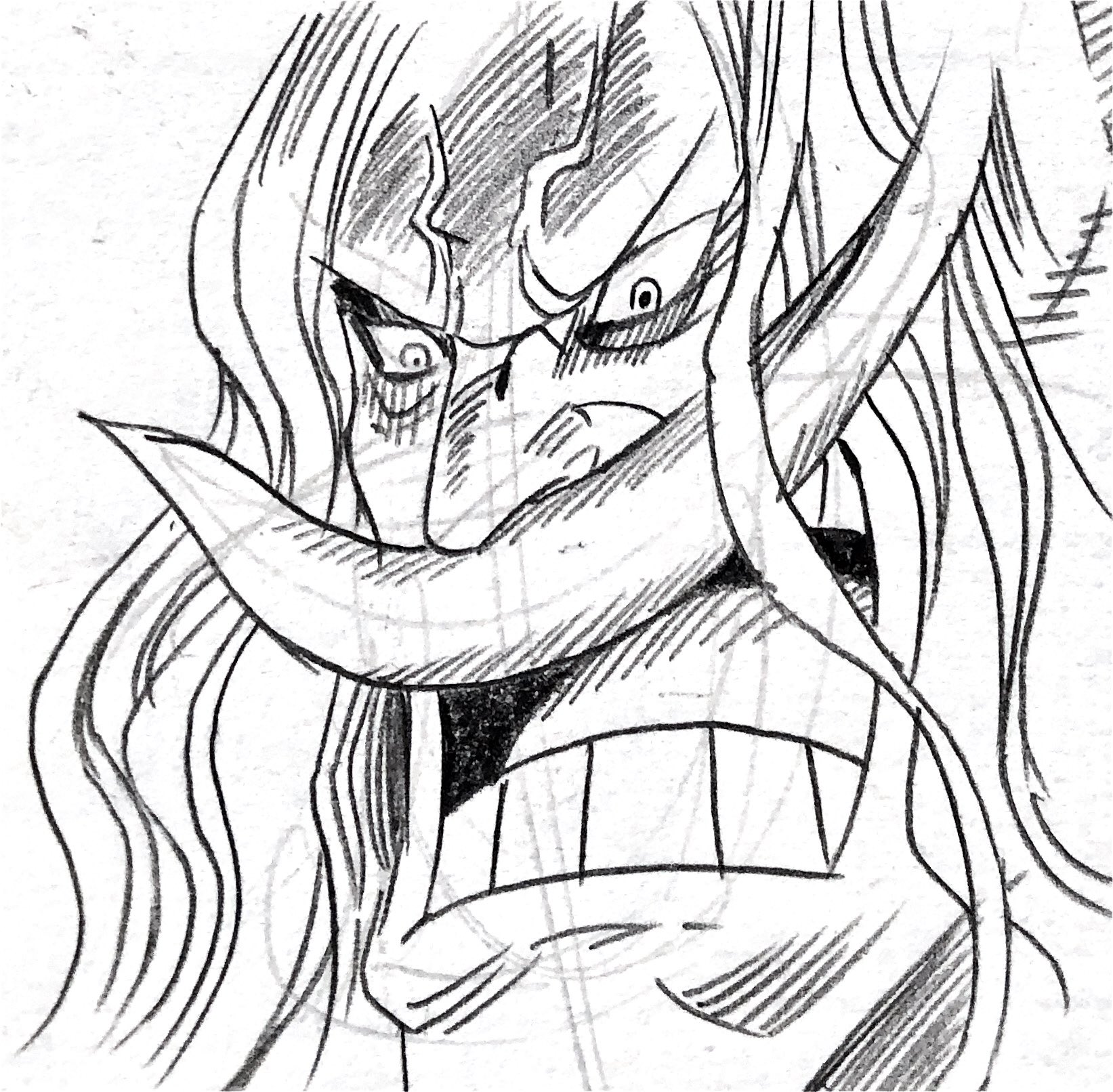 かずきっき Manga Sいらすと 怒れる白ひげを鉛筆で描いてみた イラスト イラスト大好き ワンピース Onepiece 白ひげ ワンピースの絵を描いてみた T Co Zwfdlggway Twitter