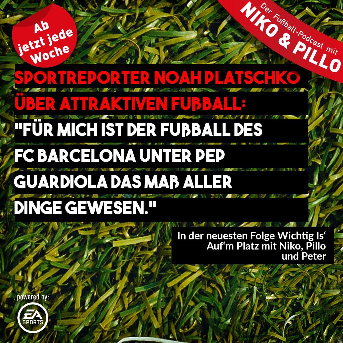 platschinho's tweet image. Danke für die Einladung @nikobackspin @peterbackspin @OnkelPillo. Durfte bei „Wichtig Is‘ Auf‘m Platz“ bisschen über die #Nationalmannschaft plaudern. Aber Pep-Talk durfte natürlich auch nicht fehlen. Hört gerne rein ⬇️ open.spotify.com/episode/4Bg9Ic…