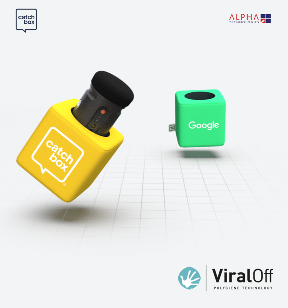 AlphaTechSA's tweet photo. From September 6th, all @catchbox products will utilize Viraloff technology. Viraloff is an antimicrobial fabric treatment created by textile innovators Polygiene.
Read more here:
https://t.co/ms0czVnK1W
#AlphaSA
#Catchbox
#Viraloff
#Microphone
#Exciting
#New https://t.co/VGvPKoRr5a