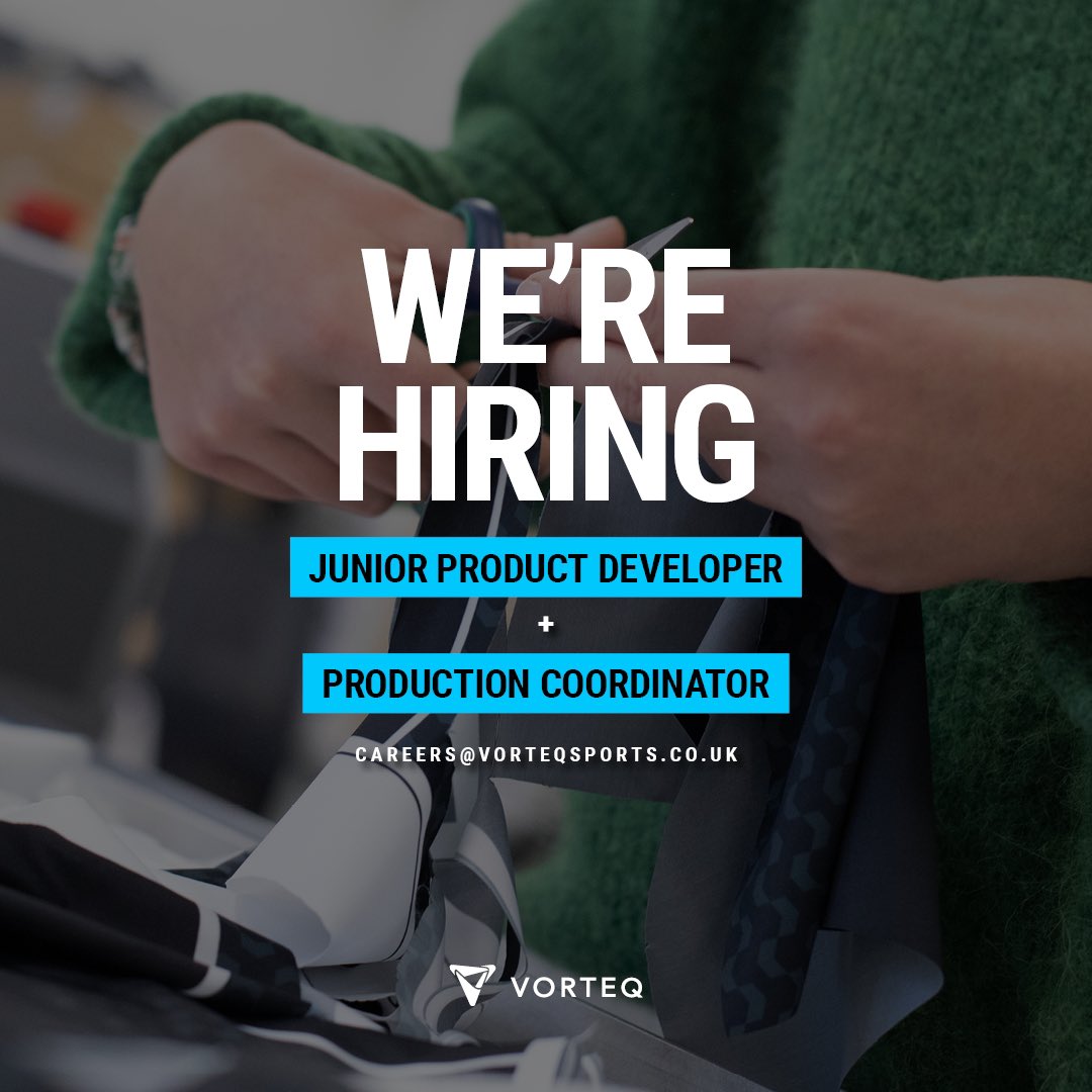 We are recruiting for 2️⃣ new roles to join us, as we continue to work on some exciting new projects post-Tokyo Olympics! Both roles will require a passion for sports, an innovative mindset and an extremely organised approach.

vorteqsports.co.uk/about/careers

#jointheteam #vorteqsports