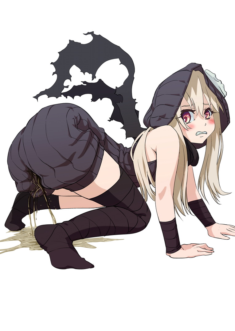 今日のプリヤはおもらししてるアサシンイリヤちゃん。 