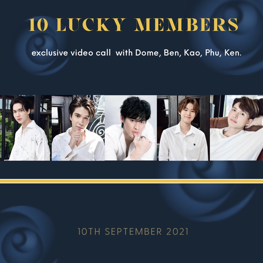“สมัครแพ็กเกจรายเดือน 99 บาท” มีสิทธิ์ลุ้นเป็น 10 ผู้โชคดีที่ได้ VDO CALLกับ โดม,เบน,เก้า,ภู,เคนในวันที่10 กันยายนนี้ จะประกาศผลผู้โชคดีในวันที่ 9 กันยายน เวลา 19.00 น.

 #BLUEROSEXKaoDomeBenPhuKen #number_9th #โดมเจ้าลักยิ้ม #BBen #ลักยิ้มของภู #k2ken_ #STMDthailand