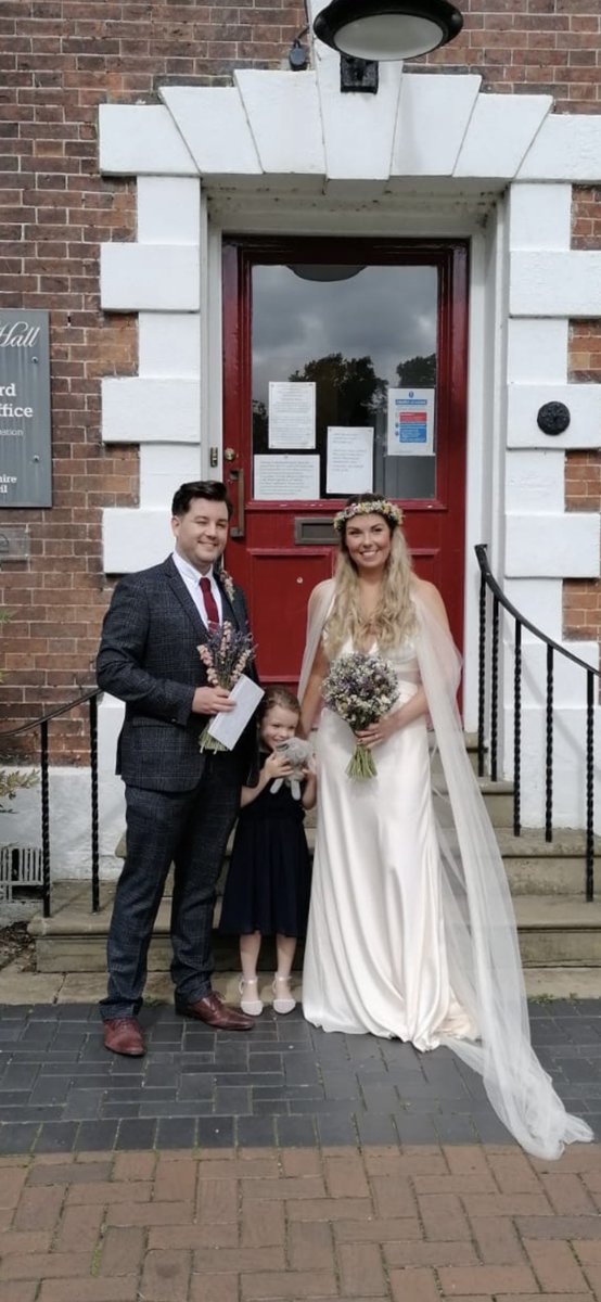 A year to the day since I got to marry this chap. Witnessed by 3 guests wearing masks, and listening to the registrars choice of playlist (90s pop FYI). Here’s to many more years of crying with laughter during serious moments 😂 🥂.