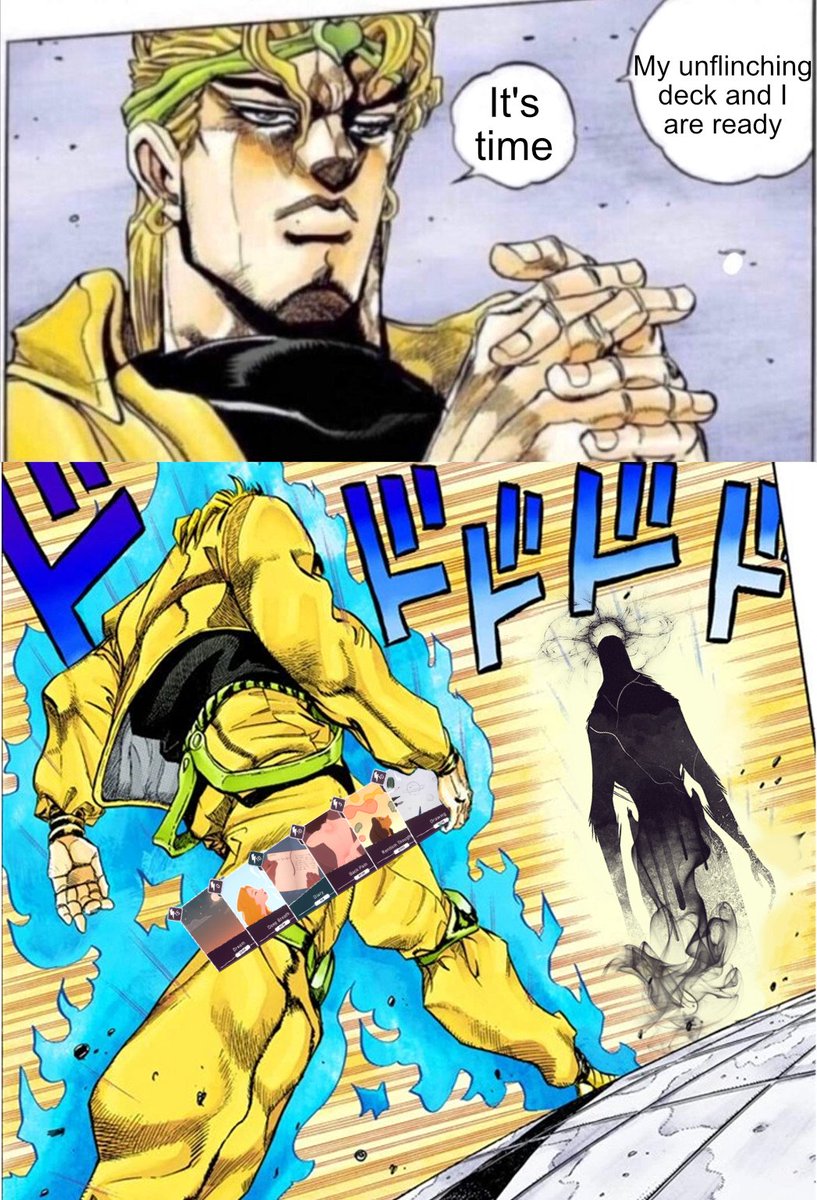 When you've built the most powerful and efficient deck all along the subconscious maze and it's final boss time 💥