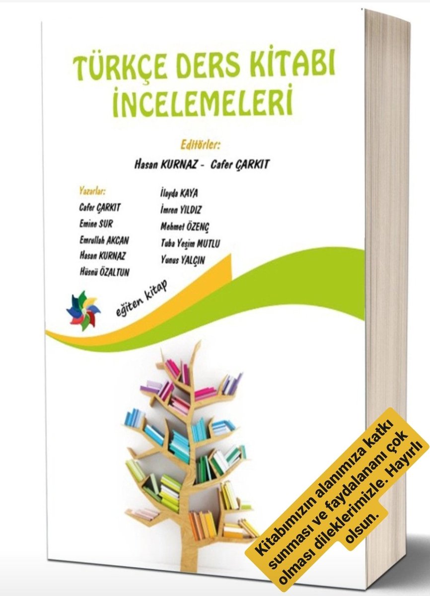 Kitabımızın alanımıza katkı sunması dileklerimizle.