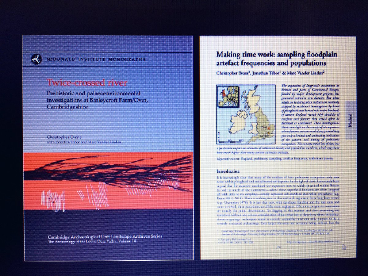 EmmaTollefsen's tweet photo. Penultimate paper of this morning in #Session48 concerns Time and The River: Prehistoric Communities and Monuments on the Fenland Ouse by Christopher Evans (@Cambridge_Uni) 🌊🏞️🧿 #ECRlife #EAA2021 #conference #archaeology #Rivers https://t.co/DqRqRR9W7B