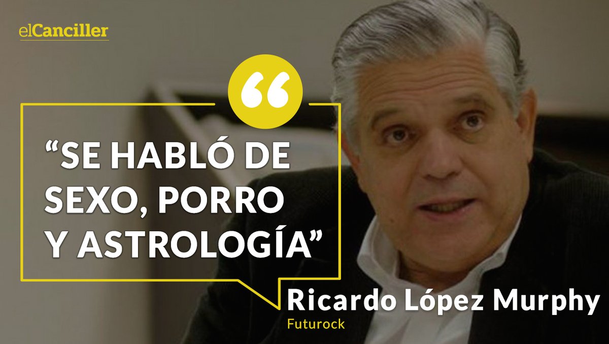 elcancillercom's tweet photo. [ELECCIONES] El precandidato opinó que esta campaña fue “muy chata” y que faltó un debate más profundo. https://t.co/ZKawRU9m90