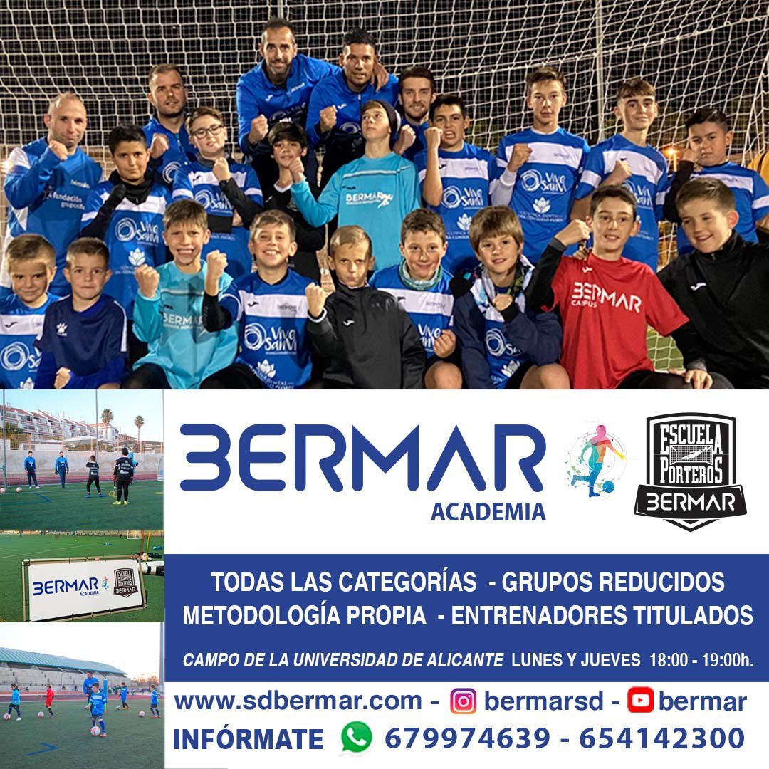 bermarsd's tweet photo. 🚨LA ACADEMIA ESTÁ DE VUELTA🚨

¿Tienes algo mejor que hacer a partir del día 13 de Septiembre? Pues ya sabes, apúntate para poder disfrutar del fútbol como nunca.

📅Lunes y Jueves
⏰18:00 - 19:00
📱679974639 - 65142300 https://t.co/IpDjffTtev