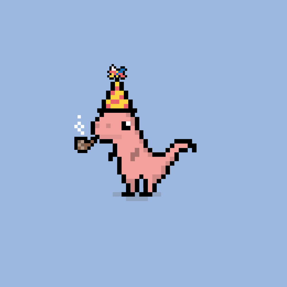 tinyDinos_'s tweet photo. @NFTayaa hehee semua ni programmatically generated dengan code. after first batch sells out more will be minted 😁 https://t.co/wlWaLDFkyr