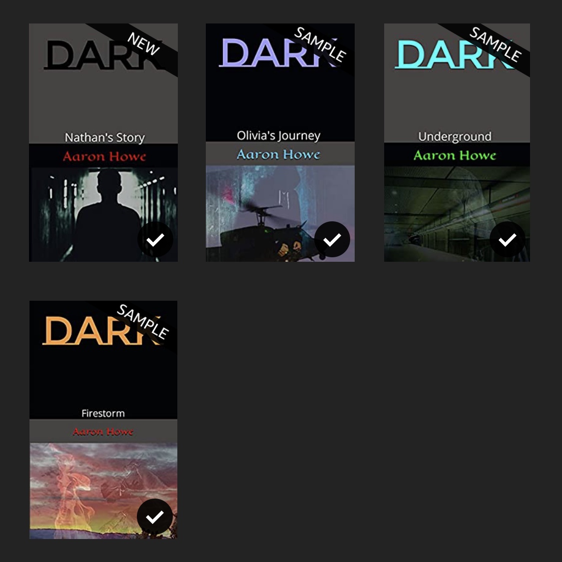 AuthorAaronHowe's tweet photo. #FreeSamples of books 1-4 of #TheDarkSeries are available on #Kindle 😉📚⬇️ https://t.co/P06DxSBIjT