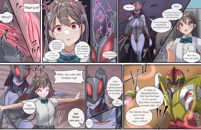 【1/3】This is the pixiv request for a MC girl who was left behind by both heroes and monsters from SFX.
Thank you for request!
pixiv: https://t.co/Bm2FKkm8Ax https://t.co/L3KssH0wjE