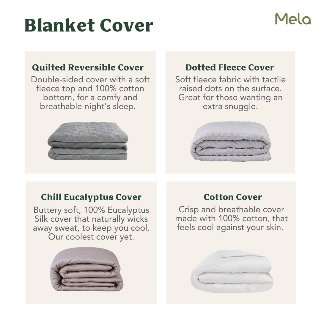 So you haven't been sleeping well, and you want to invest in a Mela Weighted Blanket? Here is a guide to help you pick the best blanket for you.