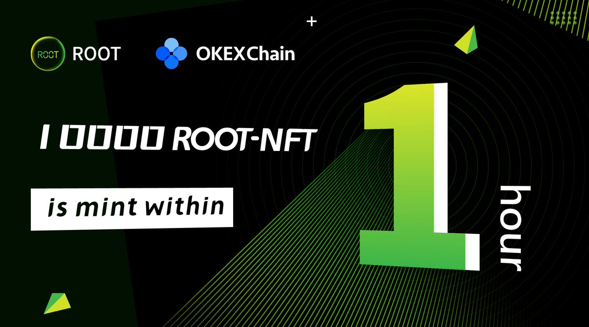 10,000 ROOT-NFT MINT completed within one hour！