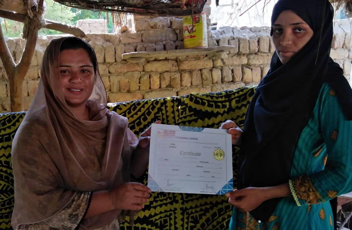 ThardeepOrg's tweet photo. #Dadu August. 7, 2021 Technical vocational skills training (#TVST) Certificate distribution for Beautician organised in Union Council balidai and Village Khudadad Khoso taluka Mehar with the support of #TRDP under #EU funded #SUCCESS program. https://t.co/q4YGqh4BJu
