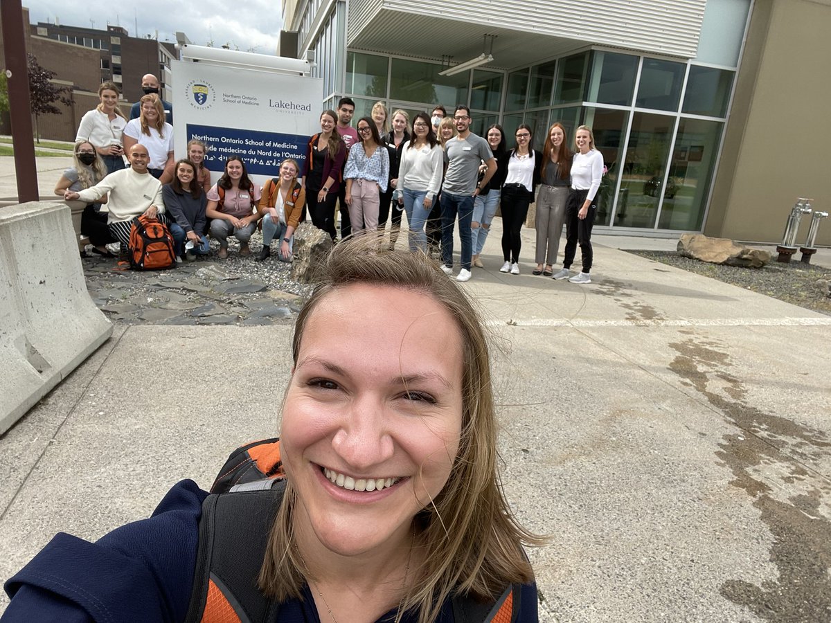 Such a great first day <a href="/thenosm/">NOSM University | Université EMNO</a>! I am beyond honoured, nervous, and excited to be part of the class of 2025 at No Ordinary School of Medicine! Thank you to everyone who helped me get to where I am today. This is just the beginning 💙💛 #nosm #medschool #medtwitter
