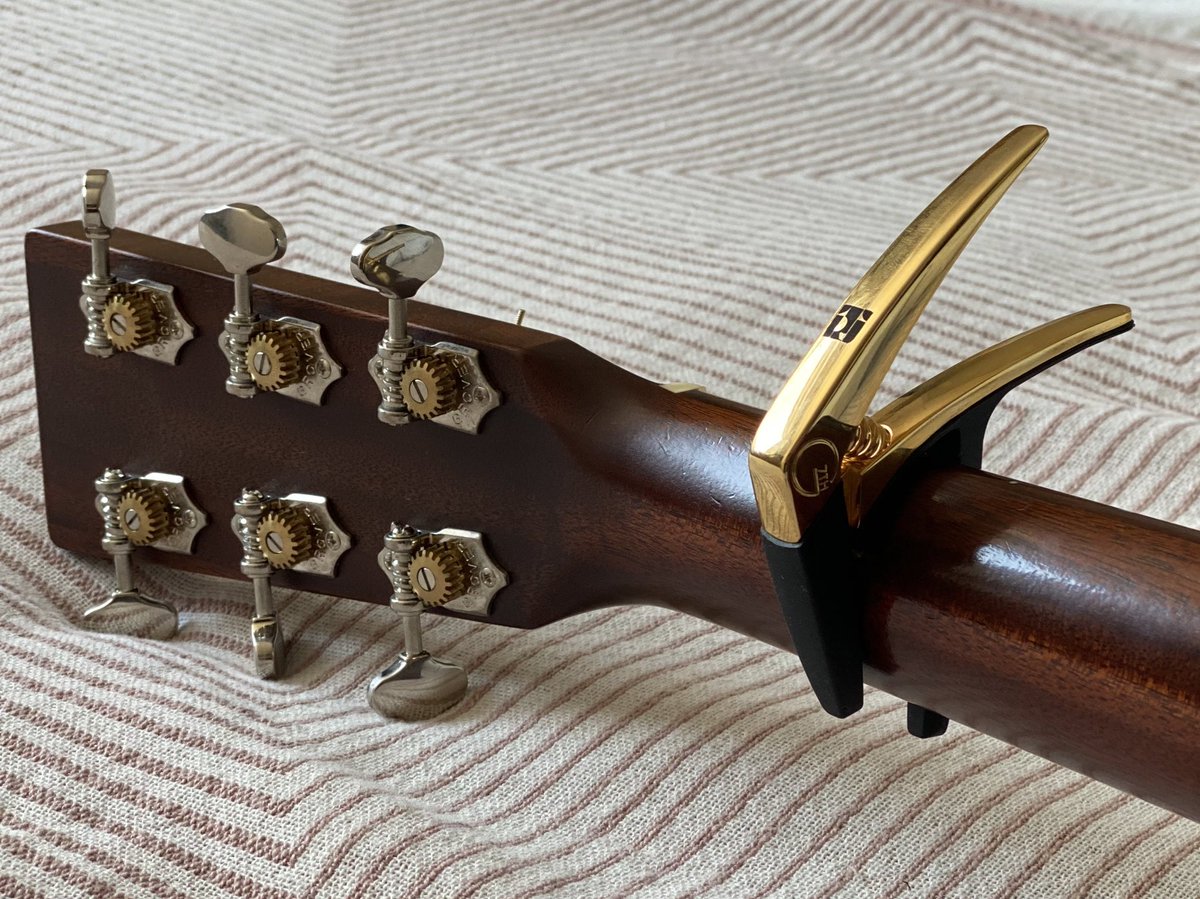 Thank you so much to <a href="/G7thCapos/">G7th Capos</a> for my incredible custom ‘TPJ’ capos! So happy to be able to endorse these beauties! ❤️