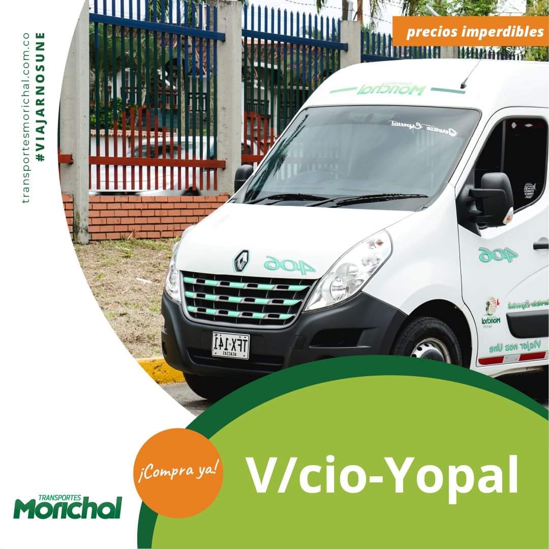 🚐🛣 Viaja entre el Meta a Casanare. 👍

Nuestra ruta interdepartamental Villavicencio-Yopal abarca 261km.🤓👆

#Somosmorichal #Viajarnosune