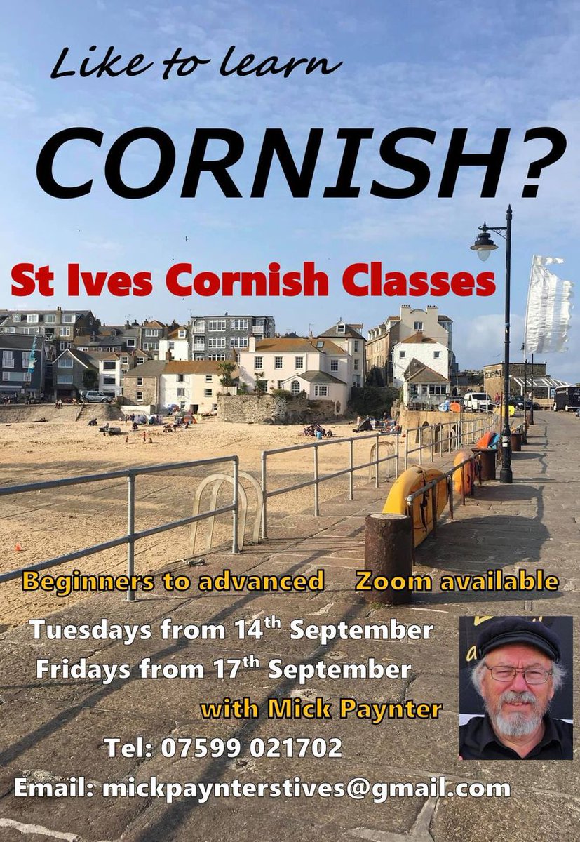 speakcornish1's tweet image. Cornish classes are starting soon in St Ives! All details below. 

#speakcornish #cornishlanguage #kernewek #cornish #cornwall #LanguageLearning