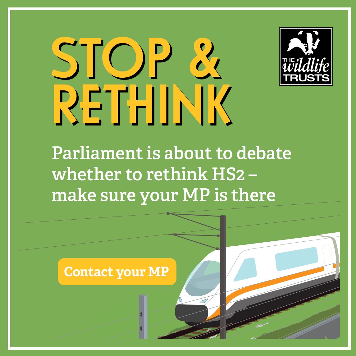 ChrisGPackham's tweet photo. Parliament is about to debate whether to rethink HS2 . @HS2Ltd’s current plans are devastating whole ecosystems and habitats . Ask your MP to speak up for nature and support the debate . 

https://t.co/b6cwDNuiIW https://t.co/U6RqksCpc8