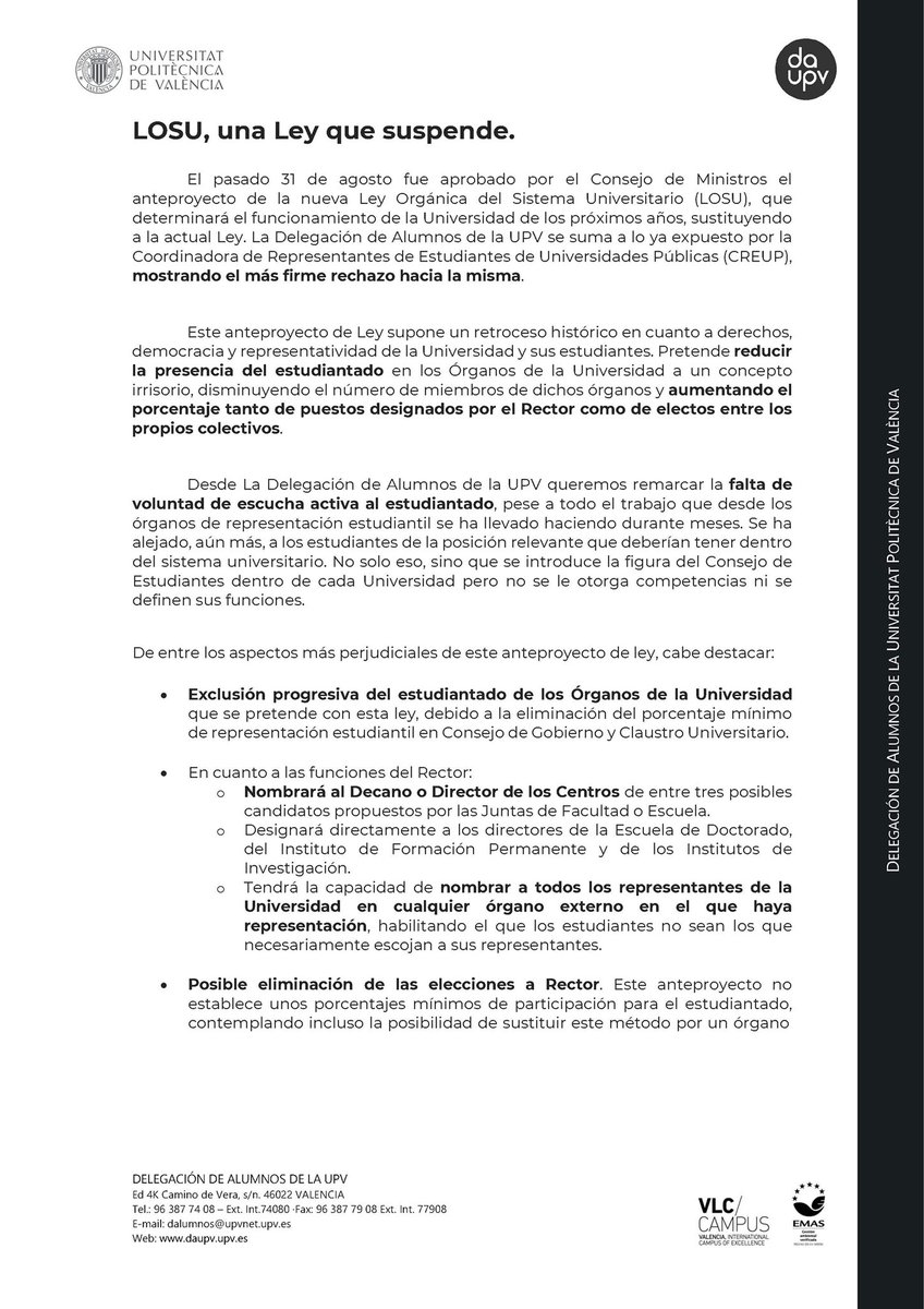 Consell d’Estudiants UPV tweet media