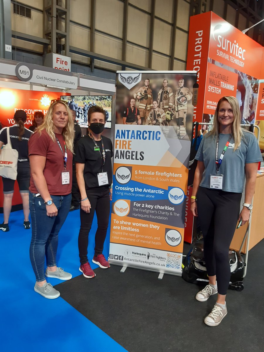Liz Harris (@lizharrisfcpara) on Twitter photo Great to meet 2 of the 5 amazing <a href="/antarctic_fire/">Antarctic Fire Angels</a> women preparing to cover 1900km in up to -50 temps and 60 mph winds in 70 days across Antarctic! Wow! Please support them! 👊💪
<a href="/quinsfoundation/">The Harlequins Foundation</a>
<a href="/firefighters999/">Fire Fighters Charity</a>
#ESS2021
#thisgirlcan Great to meet 2 of the 5 amazing <a href="/antarctic_fire/">Antarctic Fire Angels</a> women preparing to cover 1900km in up to -50 temps and 60 mph winds in 70 days across Antarctic! Wow! Please support them! 👊💪
<a href="/quinsfoundation/">The Harlequins Foundation</a>
<a href="/firefighters999/">Fire Fighters Charity</a>
#ESS2021
#thisgirlcan