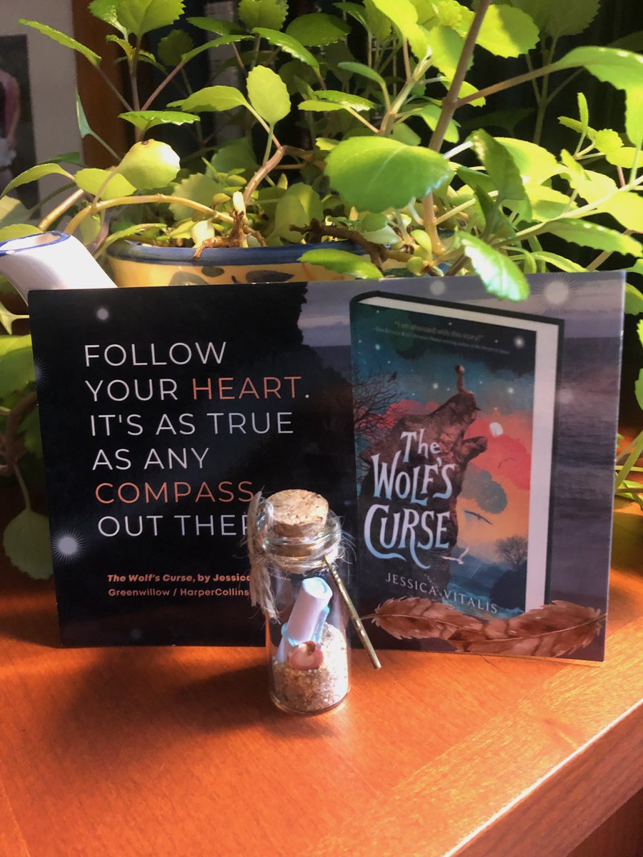 A message in a bottle plays a pivotal role in The Wolf's Curse. My message to you is: don't miss this special #middlegrade novel by @jessicavitalis! Out 9/21 -- Pre-order now and get ready to experience a very special journey. #TheWolfsCurse #FeathersforGauge