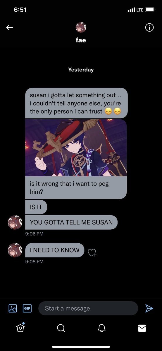 SusanGr83906496's tweet image. A #DirectMessage from @cryoIover. Does anyone know who Peg is?