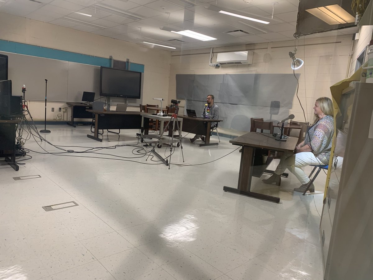 First Live Announcements  at TFMS by Principal, Mrs. Kaplan!! Happy 1st Day TF ⁦<a href="/TFSPantherPride/">Dr. Lisa Goldey</a>⁩