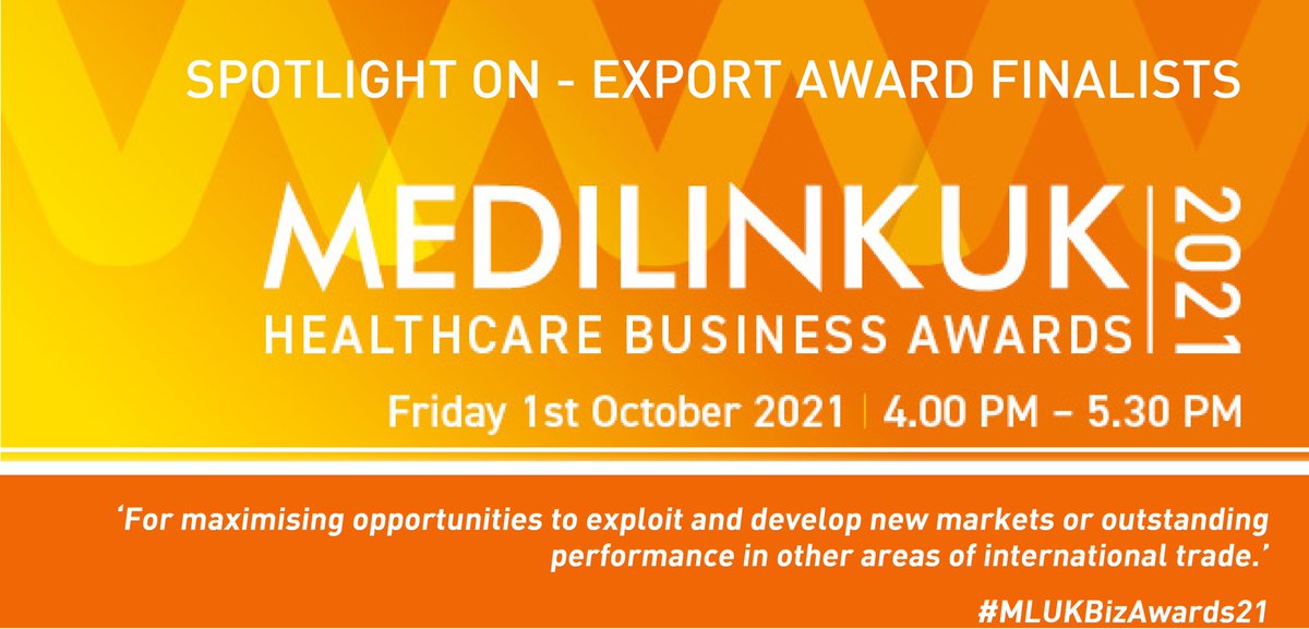 Medilink UK (@medilinkuk) on Twitter photo Good luck to the #MLUKBizAwards21 #export finalists! Join us to support those who maximised opportunities to develop new markets or outstanding performance of #internationaltrade. @Albumedix
<a href="/TheBindingSite/">Binding Site</a> #Sharp <a href="/EthossCo/">EthOss Regeneration</a> <a href="/VernacareOffice/">Vernacare</a>
bit.ly/MLUKBiz21 Good luck to the #MLUKBizAwards21 #export finalists! Join us to support those who maximised opportunities to develop new markets or outstanding performance of #internationaltrade. @Albumedix
<a href="/TheBindingSite/">Binding Site</a> #Sharp <a href="/EthossCo/">EthOss Regeneration</a> <a href="/VernacareOffice/">Vernacare</a>
bit.ly/MLUKBiz21