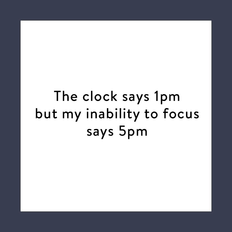 Anyone else feel this?! ⏲️ Especially for those who are just back in the office!