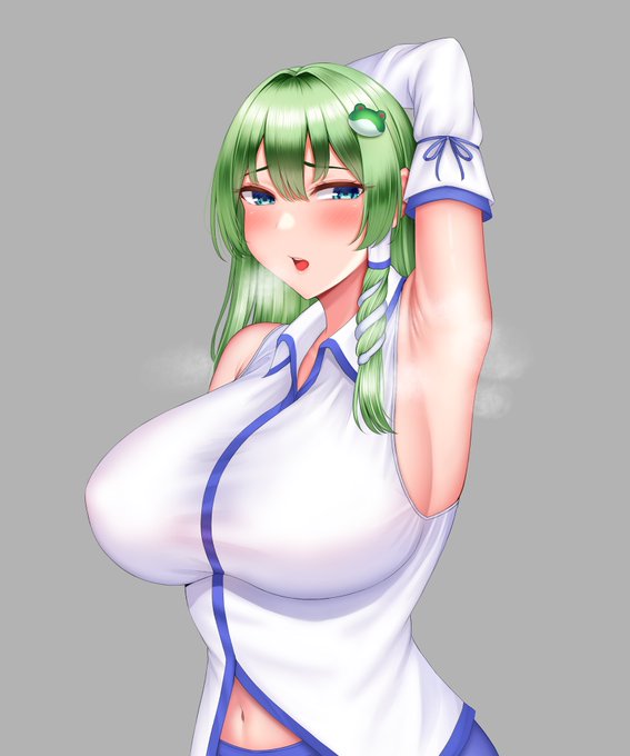 早苗さんの蒸れ腋 