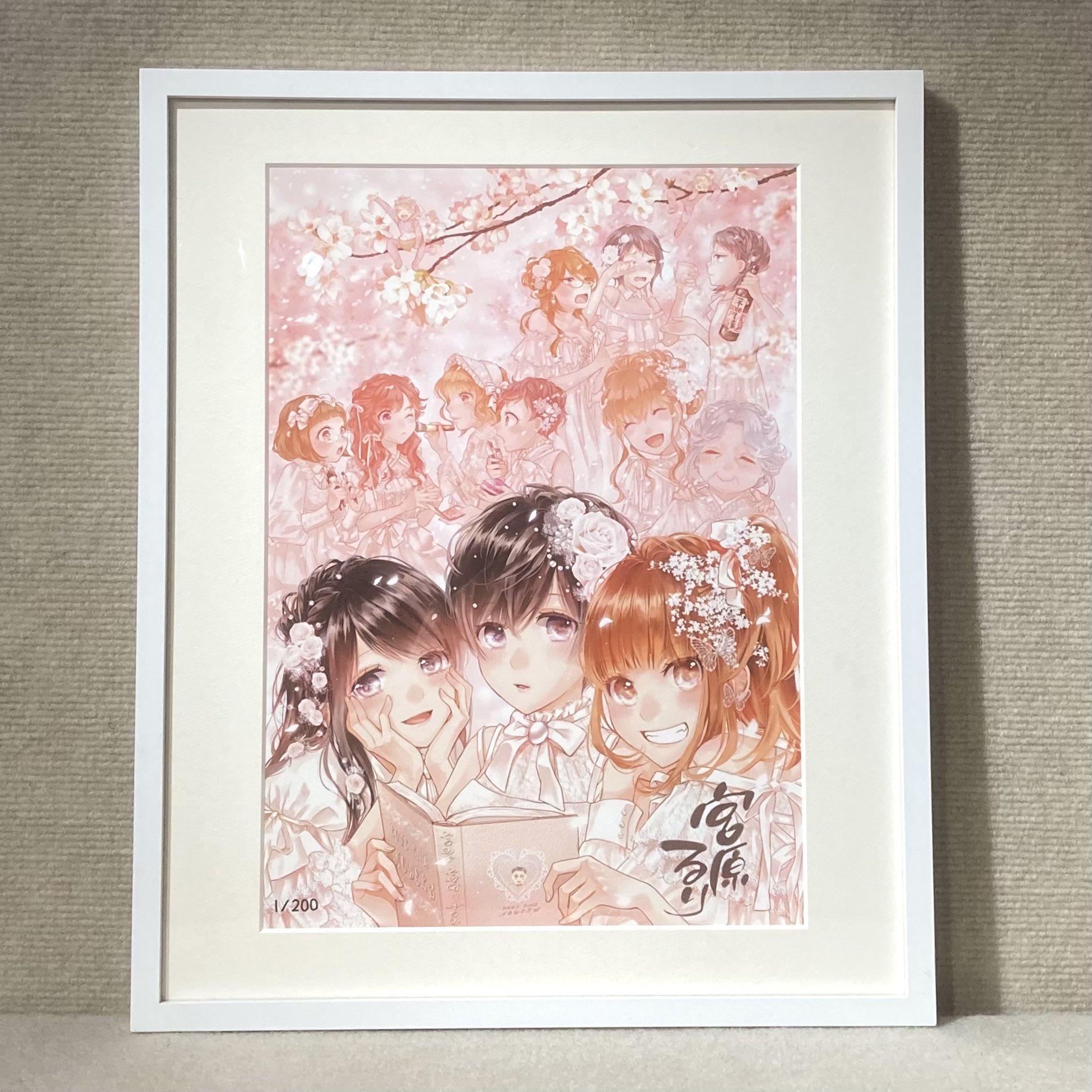 宮原るり展 入場者特典 色紙