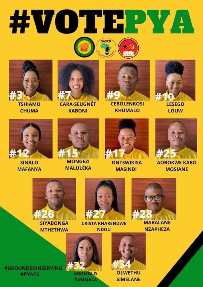 buti_omdala's tweet photo. We encourage all students of @WitsUniversity to join their peers in voting for the @WitsPYA , a collective of organizations with a proven record of championing students issues. Voting closes today at 8pm, #VotePYA13⚠️🖤💚💛 #PYABekeLeBeke 🤌🏾 https://t.co/MWntEq4ibO