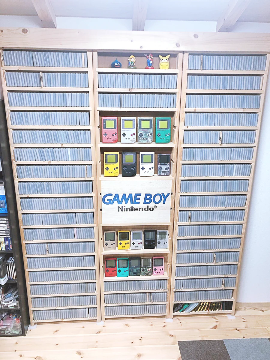 棚がビッシリ埋まる！？市販のゲームボーイソフト全1244タイトルすべてコンプ！