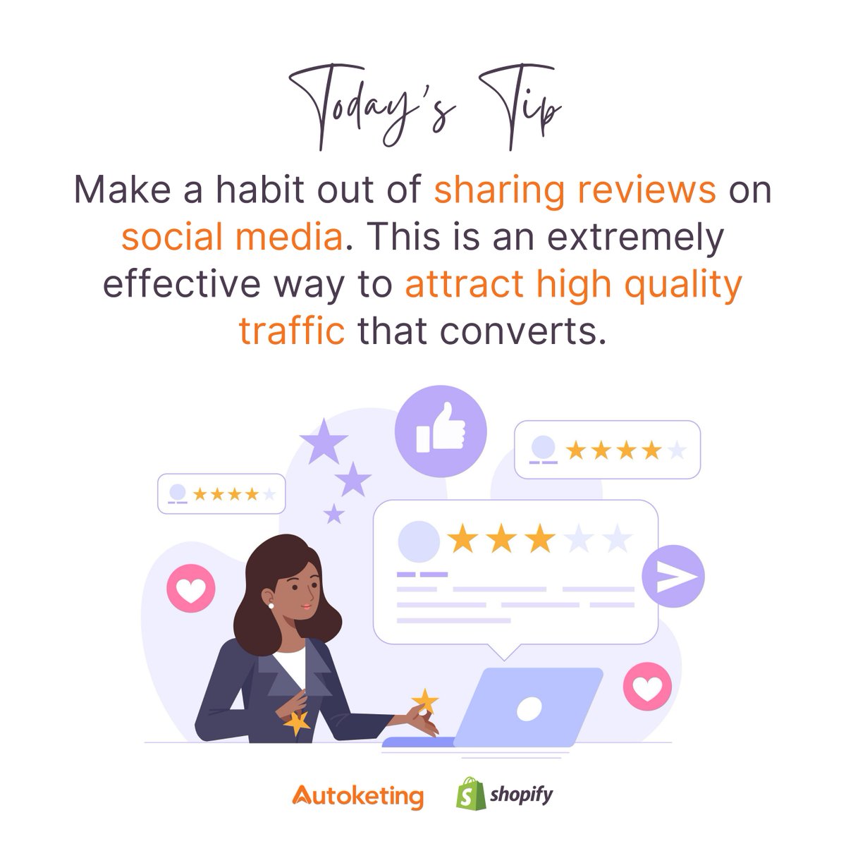 autoketing's tweet image. Try out now: apps.shopify.com/product-review… 

#Shopify #reviews #reviewapp #ecommerce #ecom #dropshipping #enterpreneurship #photoreivews #testimonials #productreviews #customerexperience #customersfirst #shopifyapps #Autoketing #customersreviews